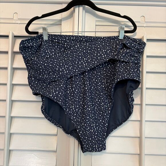 Calia Blue And White Swimsuit Bottom Size 2X - Picture 1 of 6